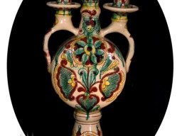 Я. Прокопик. Свічник керамічний  - artmuseum.org.ua - artmuseum.org.ua